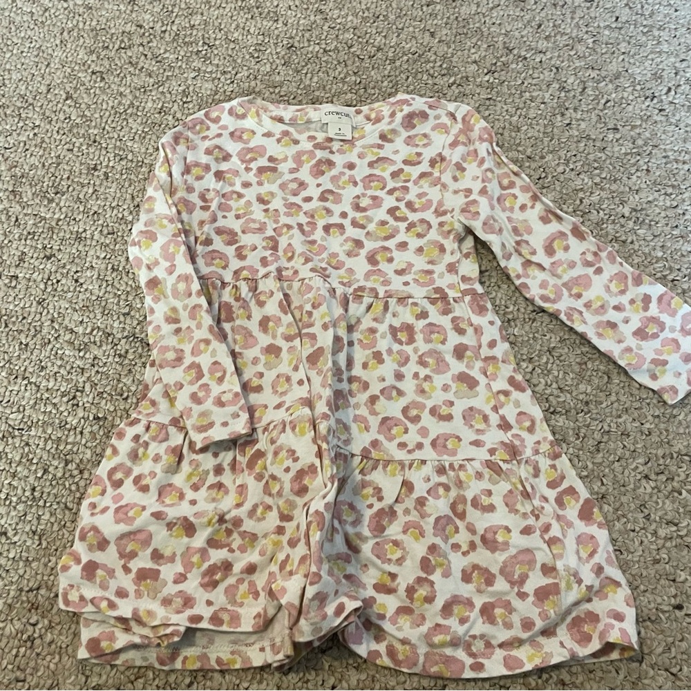 Crewcuts Pink and Yellow Patterned Top